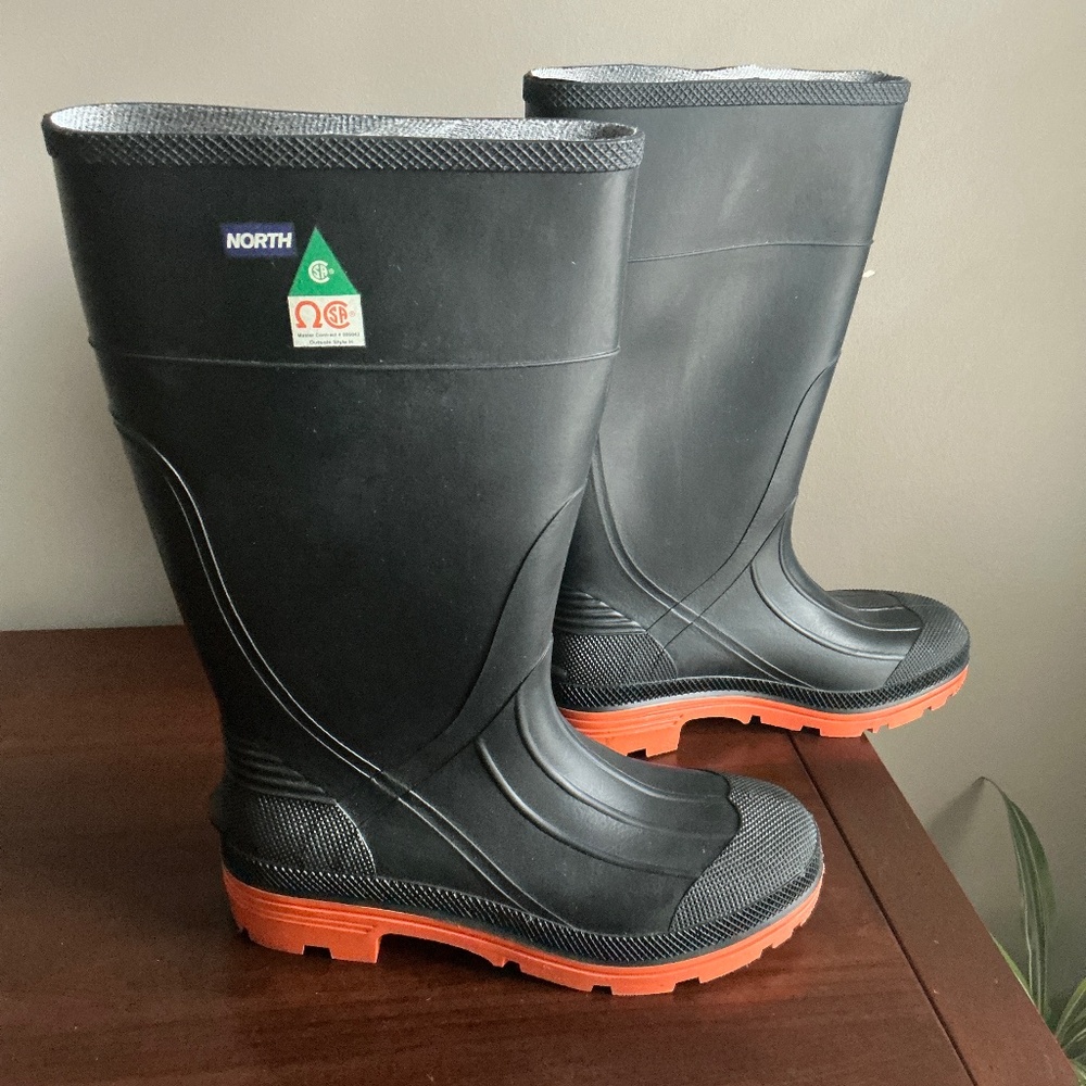 North Steel toe work boots